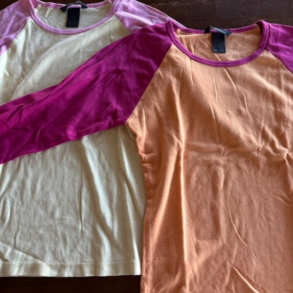 Moda International Victoria’s Secret 3/4 Sleeve Tops Size Small (2)